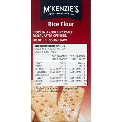 McKenzies Rice Flour 375g
