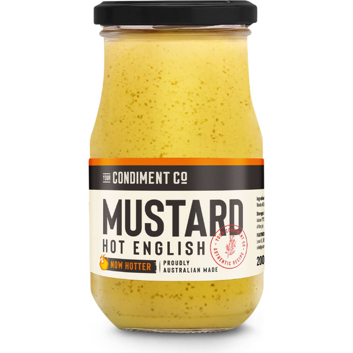 Your Condiment Co Hot English Mustard 200g