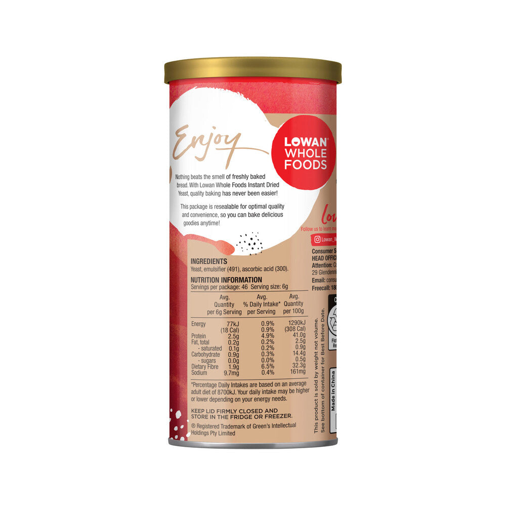 Lowan Instant Dried Yeast - 280g