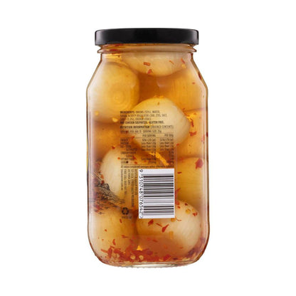 Blue Banner Pickled Onions Brown Chilli - 525g