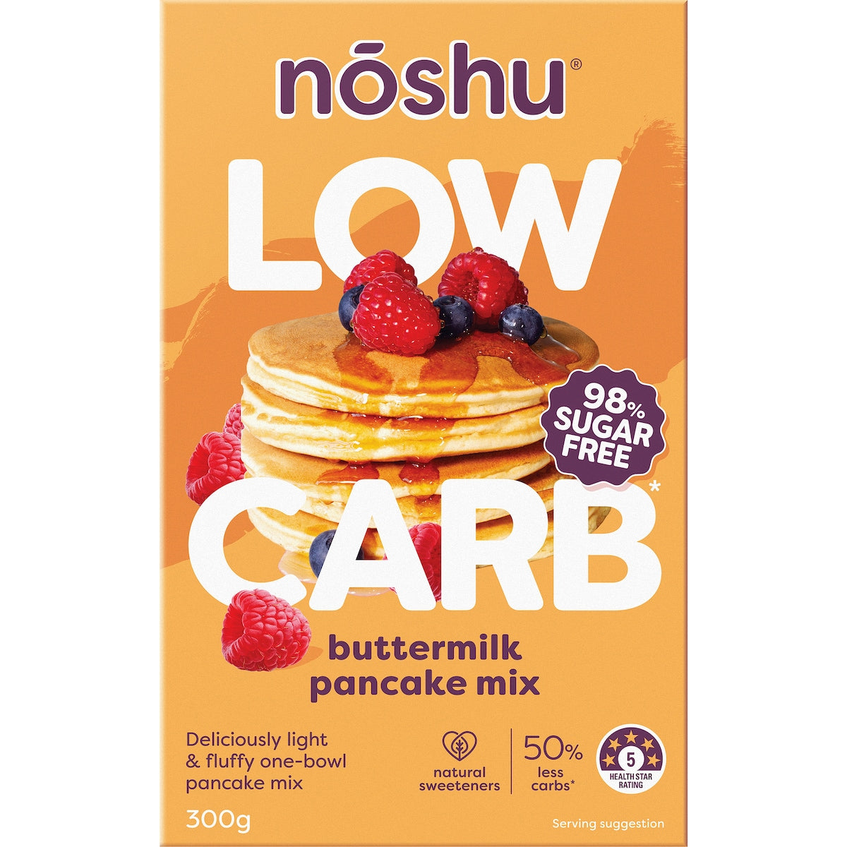 Noshu Low Carb Pancake Mix Buttermilk 300g