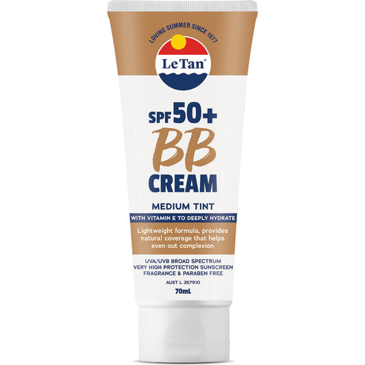 Le Tan 50+ Bb Tinted Cream Medium 70ml