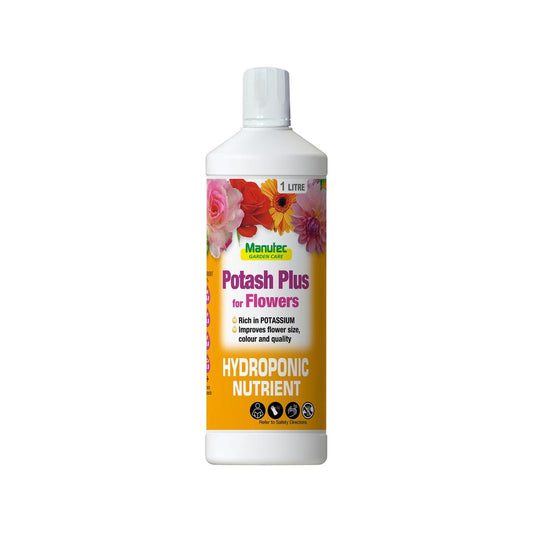 Manutec Hydroponic Potash Plus - 1L - Liquid Fertiliser - Flower Boost