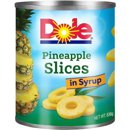 Dole Pineapple Slices In Syrup 836g