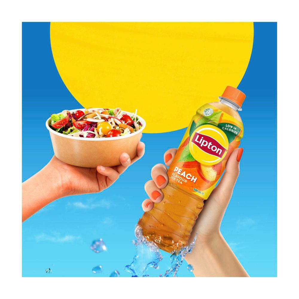 Lipton Ice Tea Peach Tea Iced Tea Bottle - 500mL
