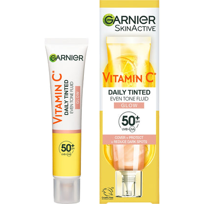 Garnier Skin Active Vitamin C Daily Uv Brightening Fluid Glow 40ml