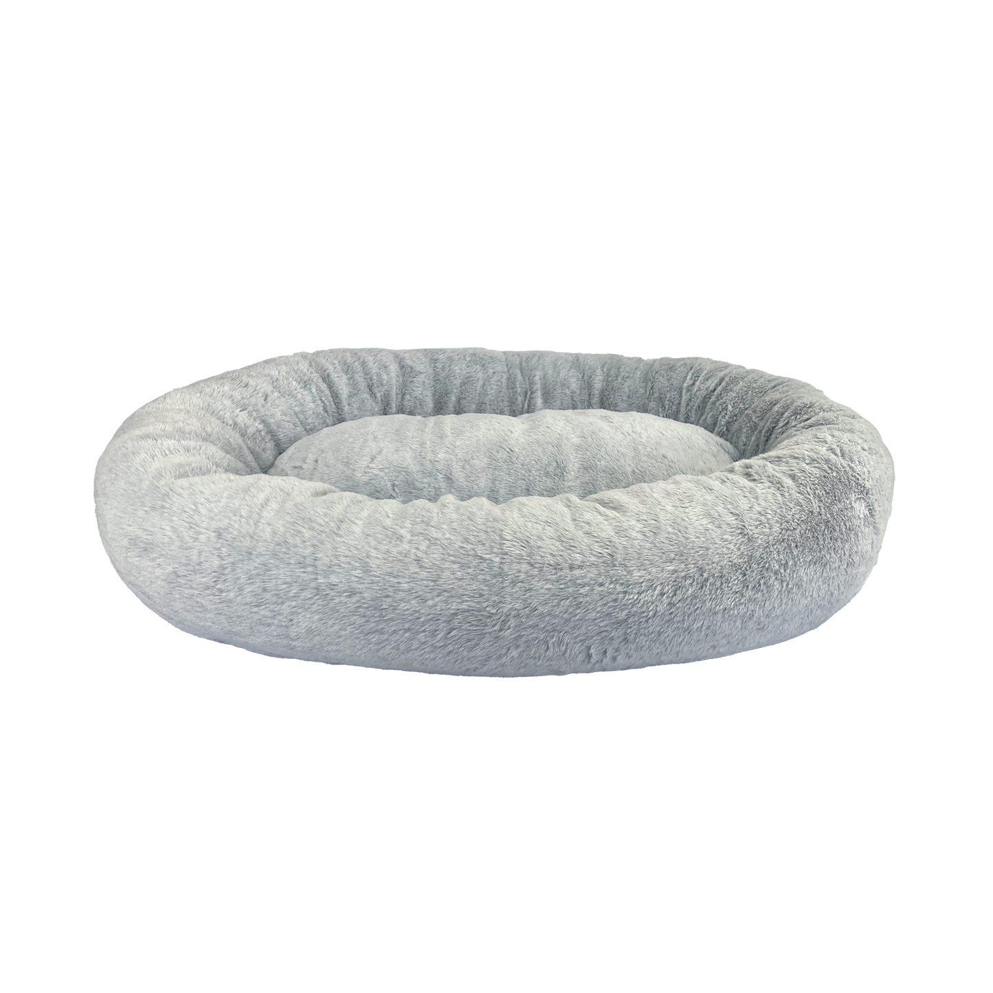 Art Bob Plush Donut Bed - 680 x 800mm - Grey
