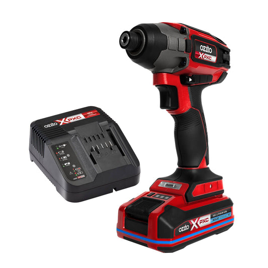 Ozito PXC 18V Brushless Impact Driver Kit PXBIDK-300S