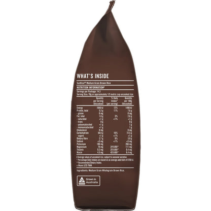 Sunrice Brown Rice Calrose Medium Grain 1kg