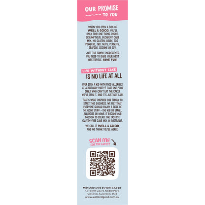 Well & Good Chocolate Mud Cake Mix 475g