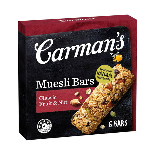 Carman's Muesli Bars Classic Fruit - 270g