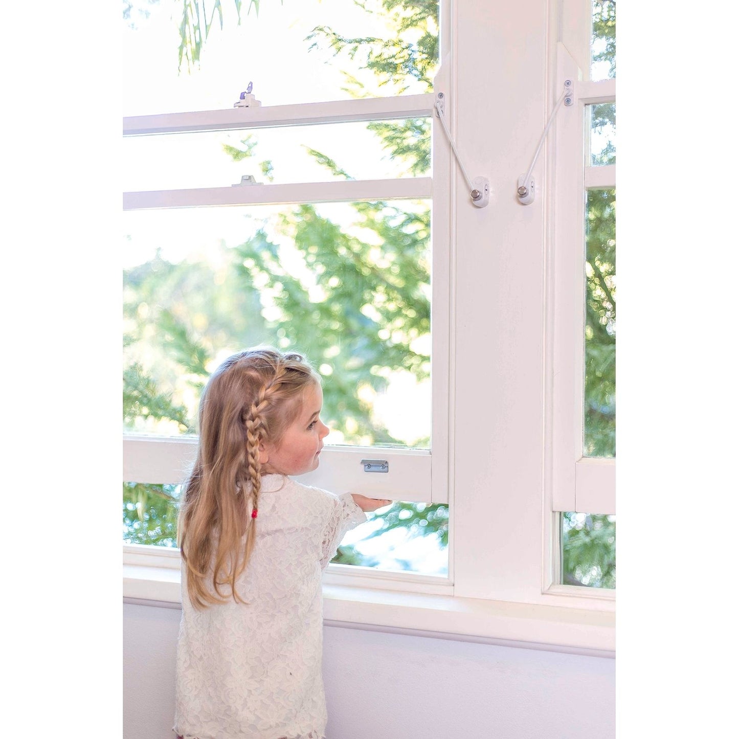 Remsafe Window Restrictor - 21 x 25mm - White