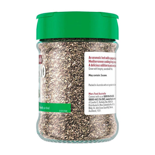 Masterfoods Herbs And Spices Oregano Leaves Jar - 26g