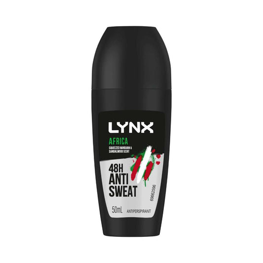 Lynx Deodorant 48hr Roll On Antiperspirant Africa - 50mL