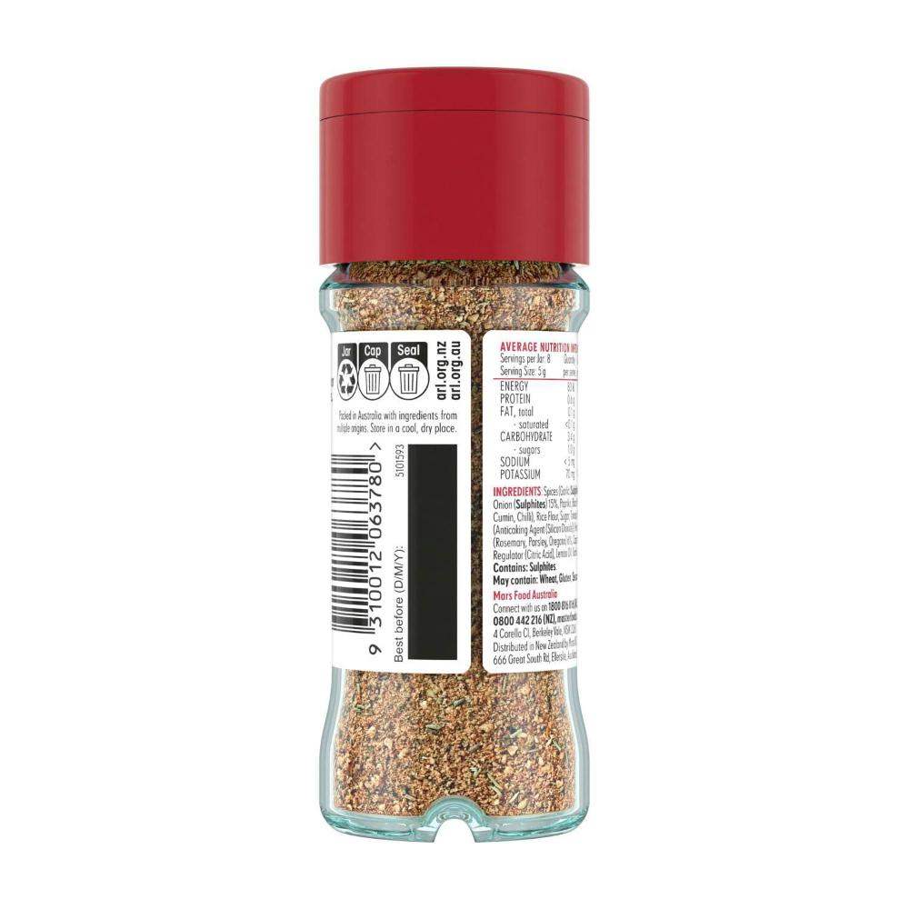 Masterfoods Herbs And Spices Garlic Herb No Salt Jar - 42g