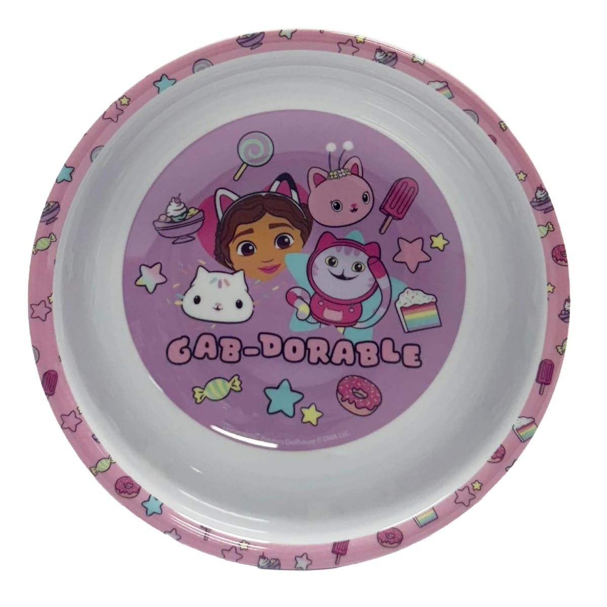 Zak Designs Melamine Bowl Gabbys Dollhouse Each