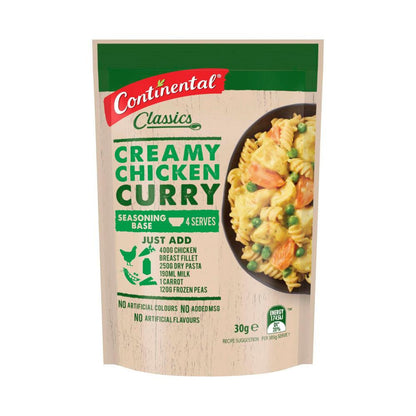 Continental Creamy Chicken Curry Recipe Base - 30g