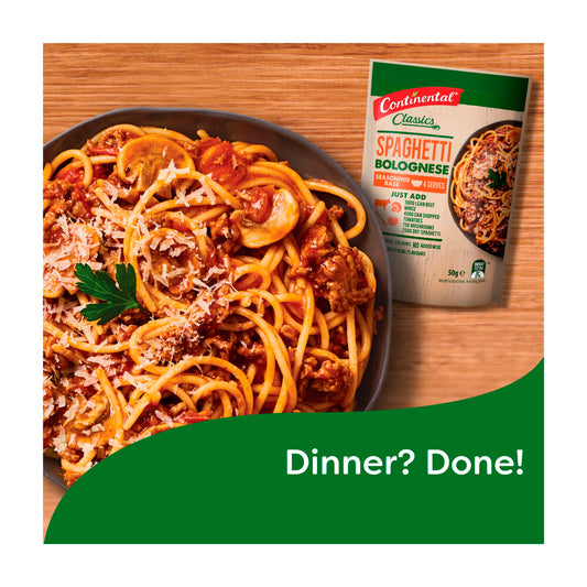 Continental Spaghetti Bolognaise Recipe Base Serves 4 - 50g