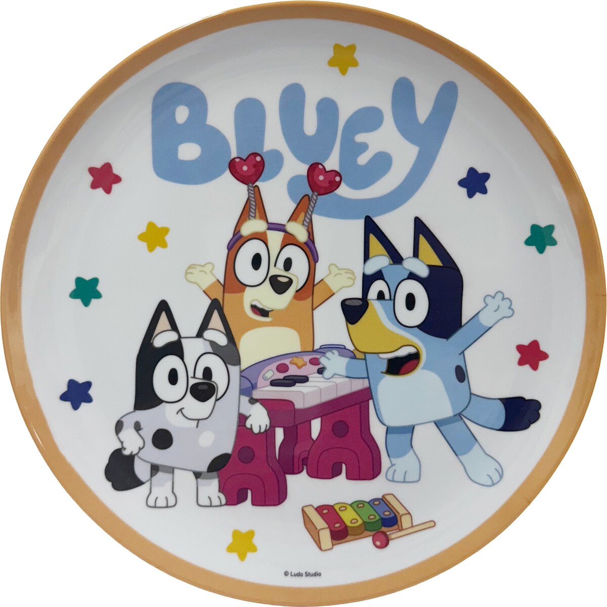 Zak Designs Melamine Plate Bluey Each