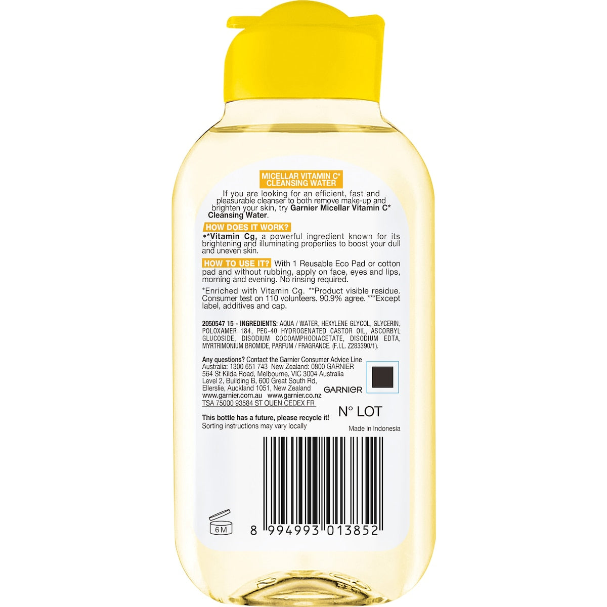 Garnier Skin Active Micellar Vitamin C Cleansing Water 125ml