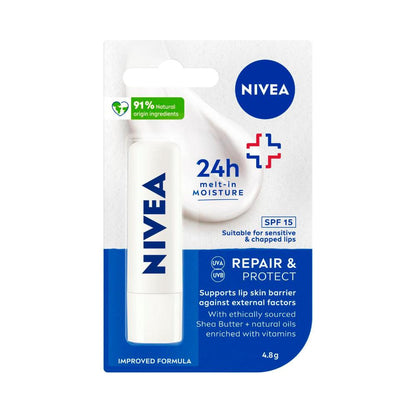 Nivea Lip Balm Repair & Protect Spf15 - 4.8g