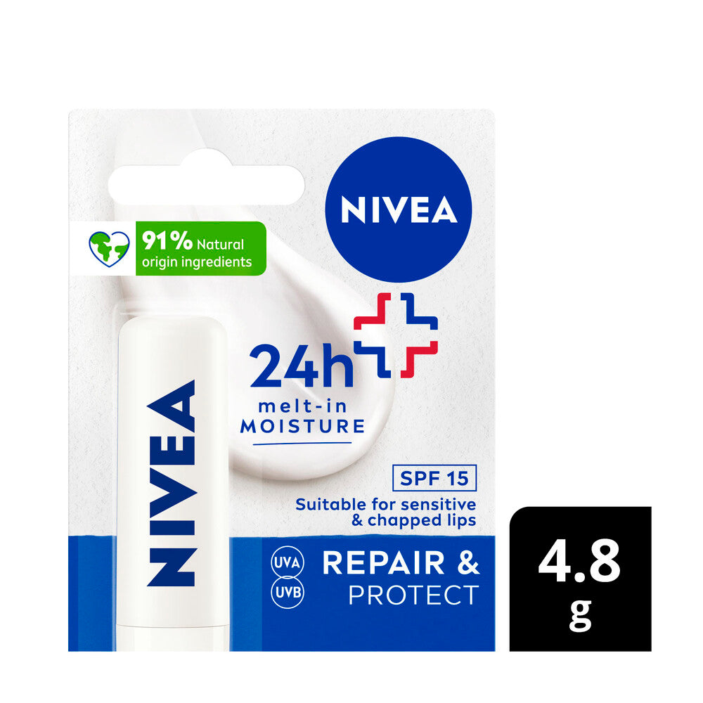 Nivea Lip Balm Repair & Protect Spf15 - 4.8g