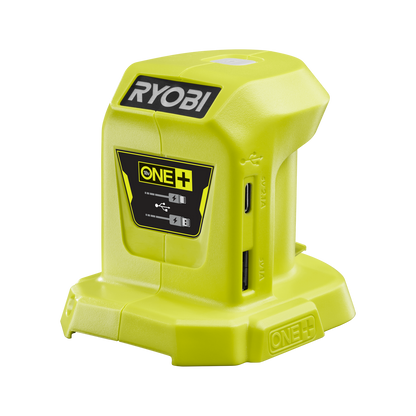 Ryobi ONE+ Compact USB Power Source - 76 x 81 x 93mm