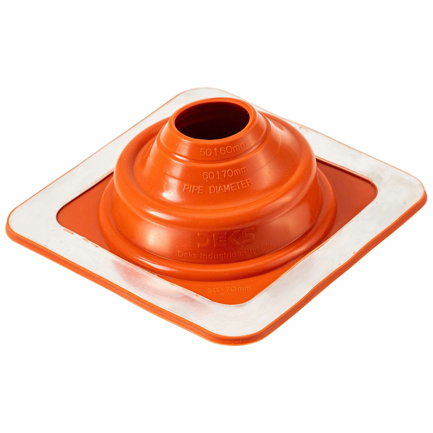 DEKS Dektite Premium Roof Flashing - 50-70mm - Red