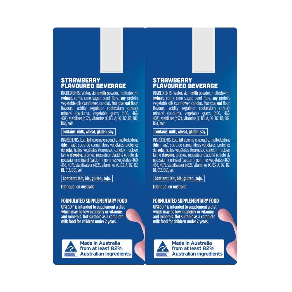 UP&GO Liquid Breakfast Strawberry 6x250ml - 1.5L