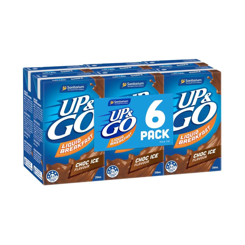 Sanitarium Up&go Cereal Choc Ice 6x250ml - 1.5L