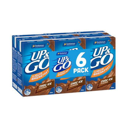 Sanitarium Up&go Cereal Choc Ice 6x250ml - 1.5L