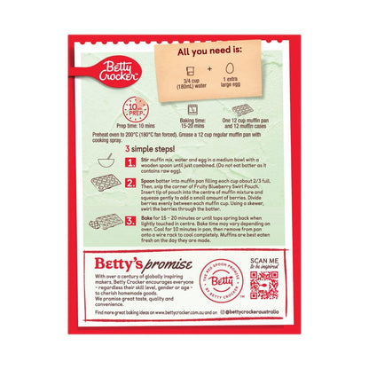 Betty Crocker Blueberry Muffin Mix - 500g