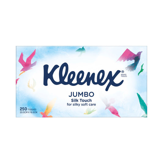 Kleenex 2 Ply Jumbo Facial Tissues White - 250 pack