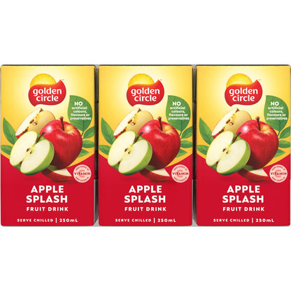 Golden Circle Apple Splash Poppers 250ml X 6 Pack