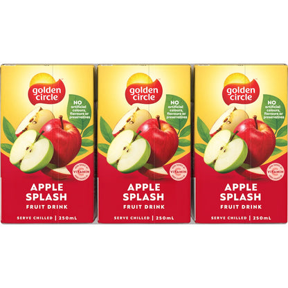 Golden Circle Apple Splash Poppers 250ml X 6 Pack