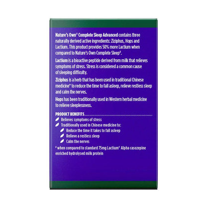 Nature's Own Complete Sleep Advanced Tablets - 30 pack