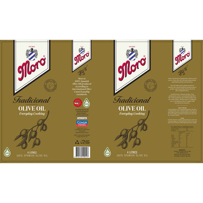 Moro Mild Taste Olive Oil 4 l