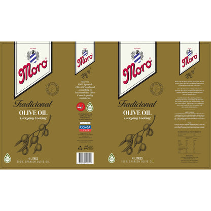 Moro Tradicional Mild Taste Olive Oil 4l
