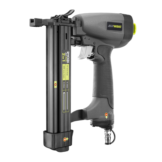 Ryobi Airwave 2 in 1 C1 Brad Nailer Stapler - 18-Gauge