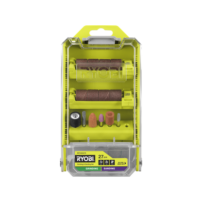Ryobi Grinding and Sanding Set - 38mm - 27 Piece