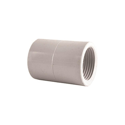 Holman Faucet Socket 15mm x 1/2 Inch PVC White Durable Fitting