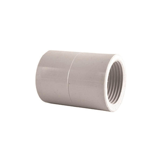 Holman Faucet Socket 15mm x 1/2 Inch PVC White Durable Fitting