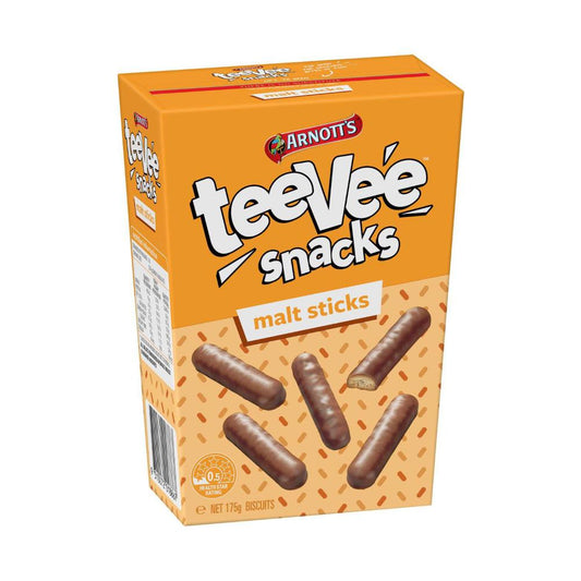 Arnott's Teevee Snacks Biscuits Malt Sticks - 175g