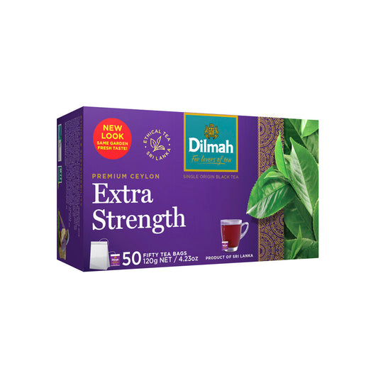 Dilmah Extra Strength Premium Ceylon Tea Bags 50 Pack - 120g