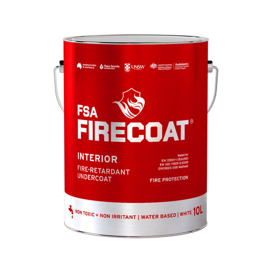 Firecoat Interior Fire Retardant Undercoat - 10L - White