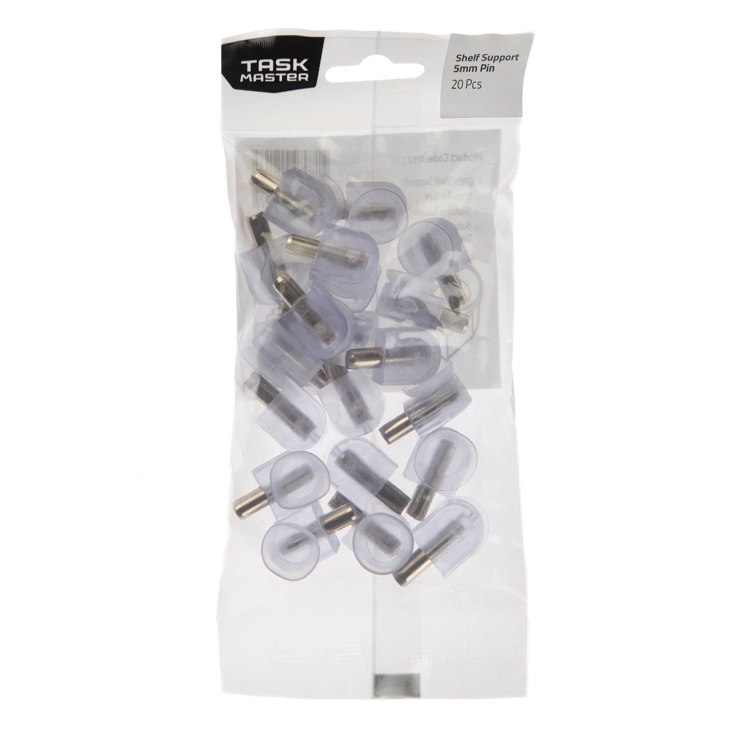 Taskmaster Suction Cup Shelf Supports - 5mm Pin