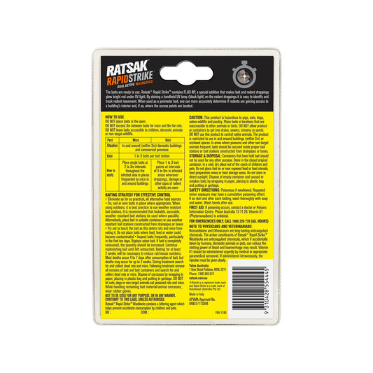 Ratsak Rapid Strike Wax Blocks - 90g