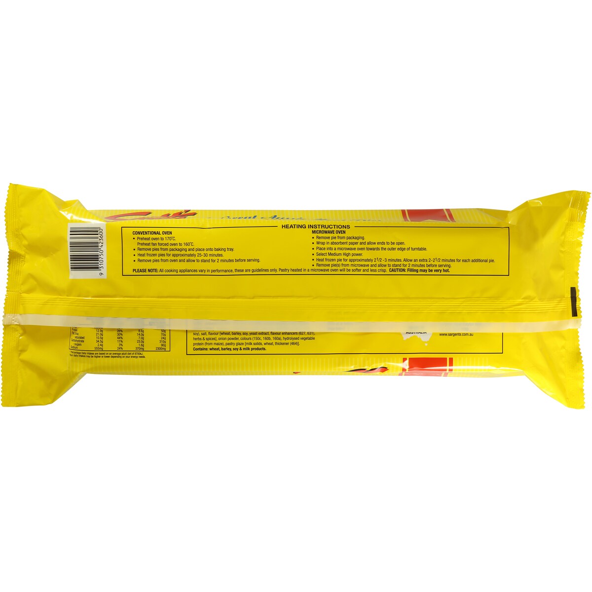 Scotts Pies Meat 6 Pack 900g