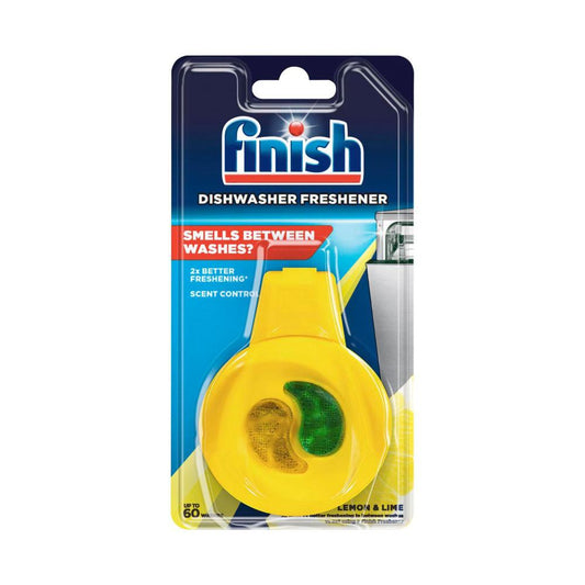 Finish 2 In 1 Dishwasher Freshener Lemon & Lime - 1 Pack
