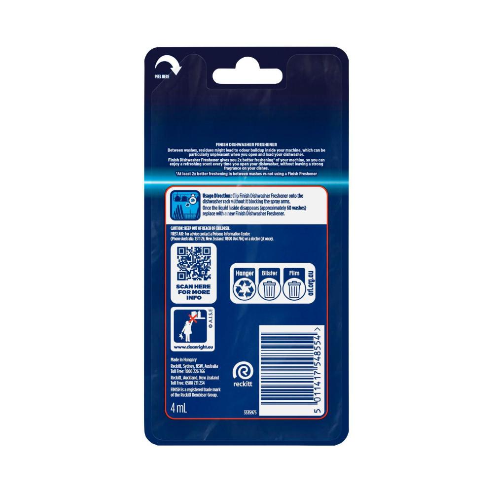 Finish 2 In 1 Lemon & Lime Dishwasher Freshener - 1 pack